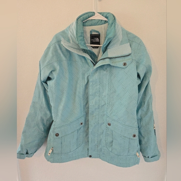 The North Face Jackets & Blazers - The North Face Womens Large Jacket Hyvent Ski Snowboard Ski AQUA 2-N-1 Heavy